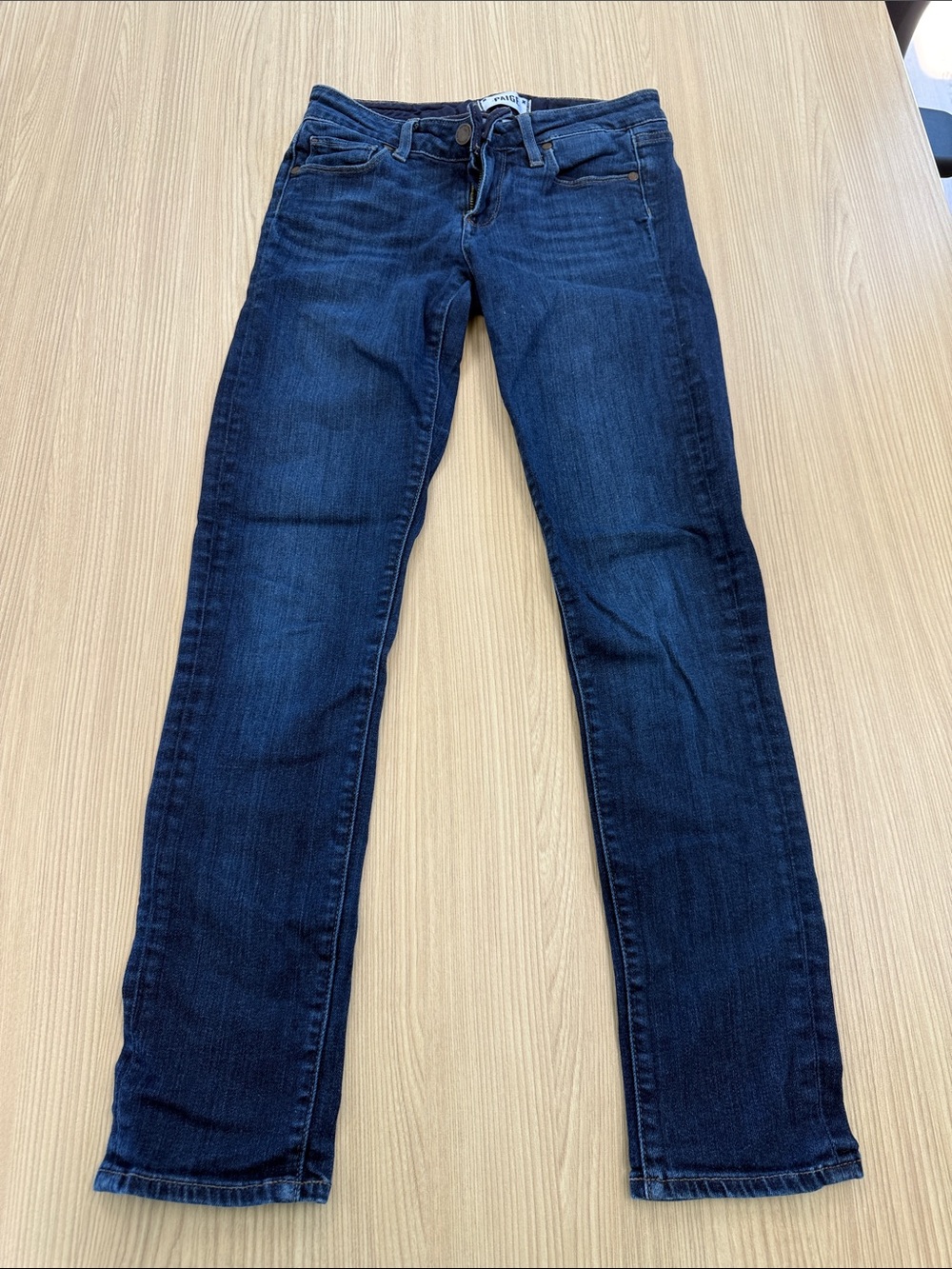 PAIGE Dark Indigo Skinny Jeans